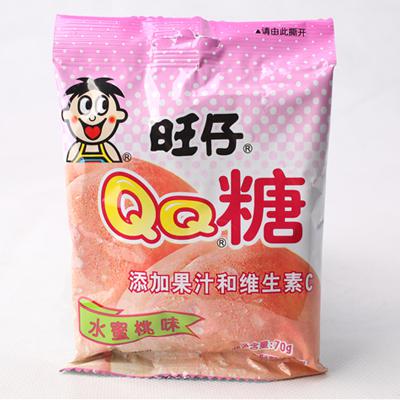 旺仔qq糖水蜜桃味 70g