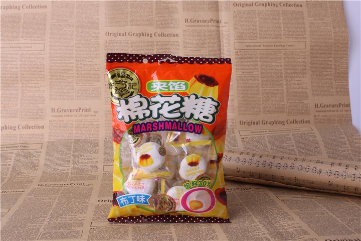 河南商丘民权徐福记布丁味棉花糖64g