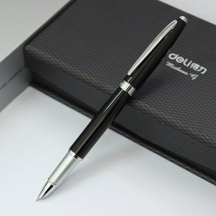 得力钢笔s671ef0.38铱金笔商务签字笔书法练习笔高端礼盒钢笔