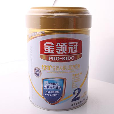 伊利金領冠珍護較大嬰兒配方奶粉聽2段 800g(6-12個月)