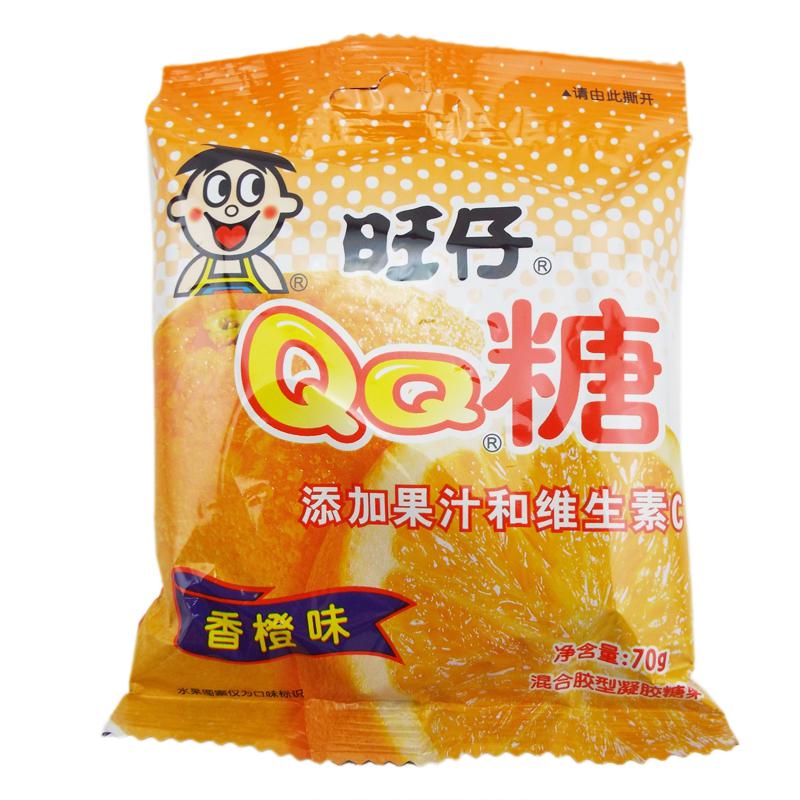 旺仔 qq糖 香橙味 70g