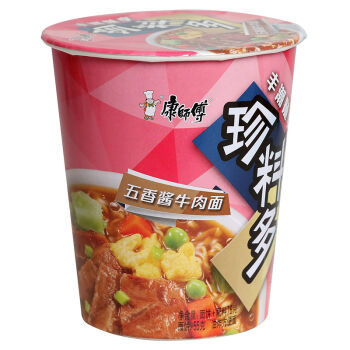 康师傅(masterkong) 珍料多 五香酱牛肉面 76g 桶装-云书网