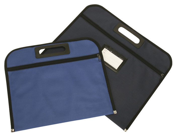 百利文028b4双层拉链文件袋 开会用手提袋 会议袋织布袋