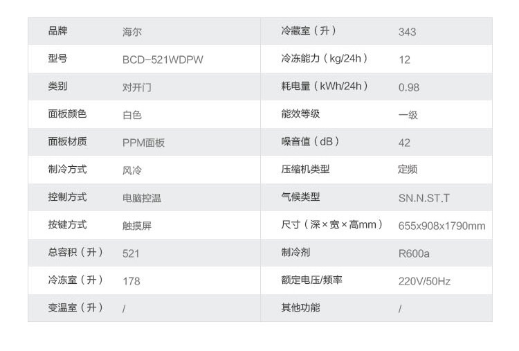 海尔冰箱插头厚度图片